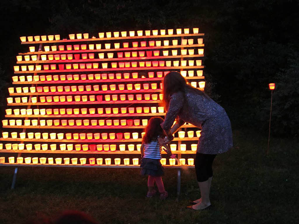 Stimmungs- und proppenvoll war’s beim Lichterfest.