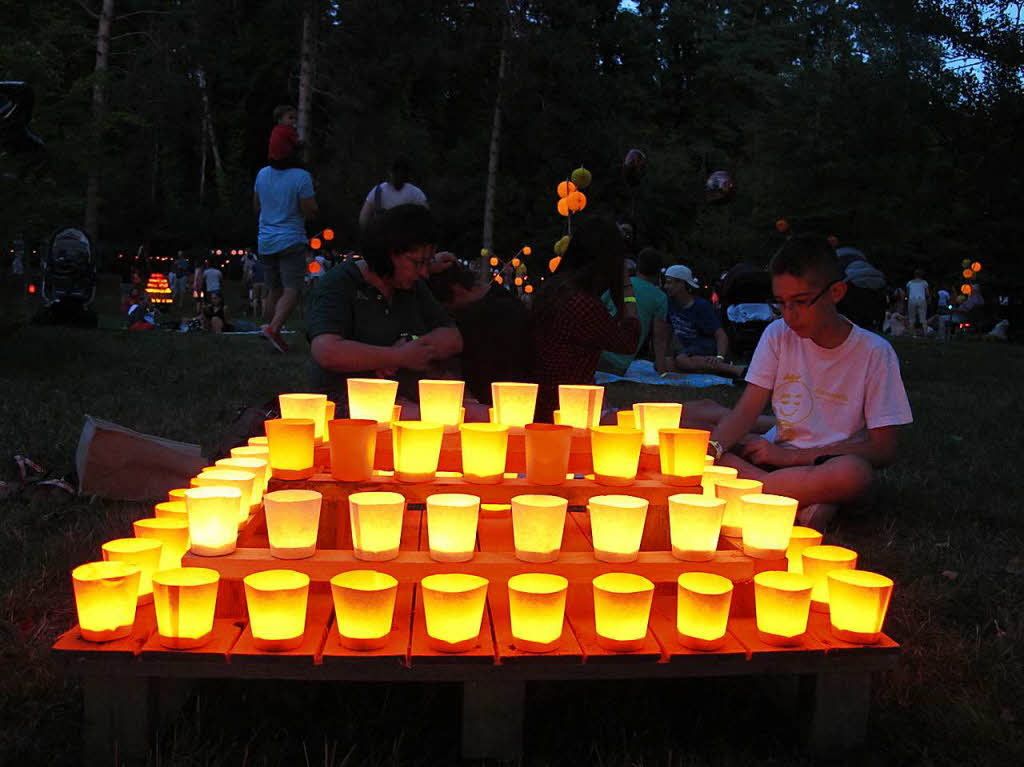 Stimmungs- und proppenvoll war’s beim Lichterfest.