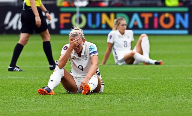 Der deutsche Frauenfuball ist nur noch Mittelma.  | Foto: dpa