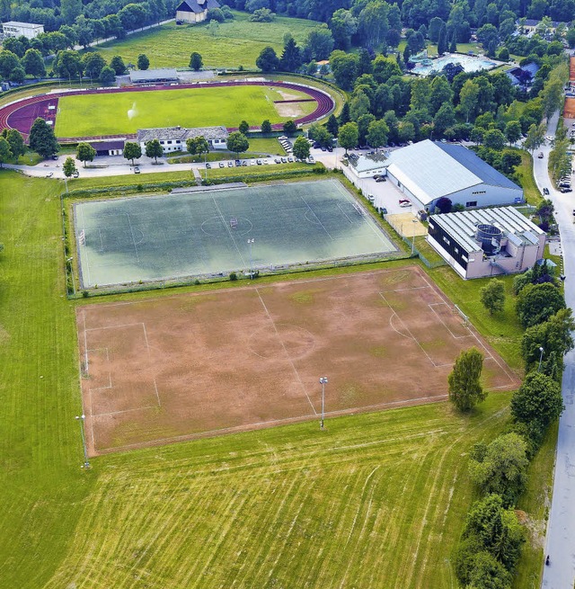 Bald wieder grn wie der Stadionrasen ...es Spielfelds mit groer Mehrheit zu.   | Foto: Wetzel