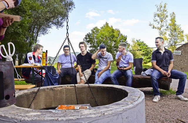 Standesgem wurde die Grillstelle an ...ine mehr als vierjhrige Vorlaufzeit.   | Foto: Katharina Mass