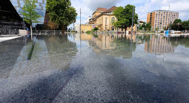 Der &#8222;Platz der Alten Synagoge&#8220; wird am Mittwoch erffnet.  | Foto: Ingo Schneider