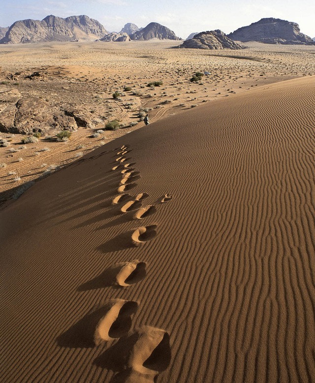Spuren im Wadi Rum   | Foto: BZ