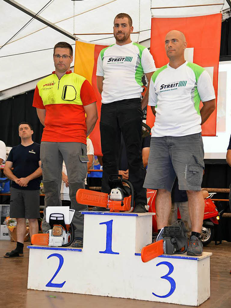 Severin Bhler (CH) siegte vor Stefan Eble aus Schuttertal und Cyril Pabst (CH).