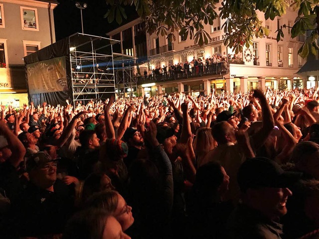 Die Beginner haben den Marktplatz gerockt.  | Foto: Barbara Ruda