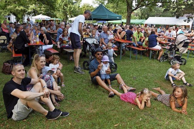 Mehr als 2000 Besucher feiern mit beim Stadtgartenfest
