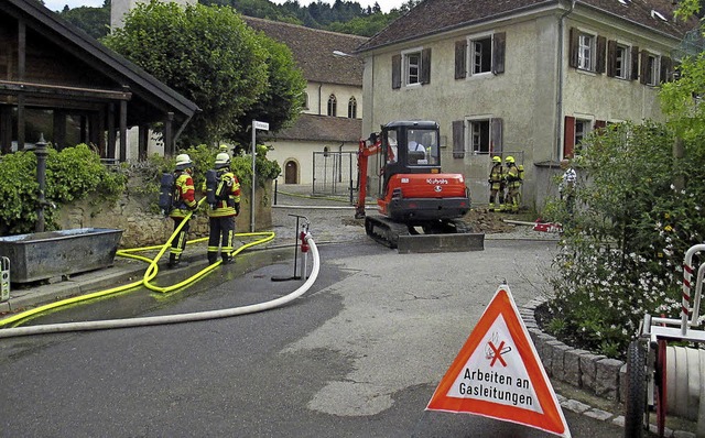 Gas trat im Ernst-Leitz-Haus aus.   | Foto: Volker Mnch
