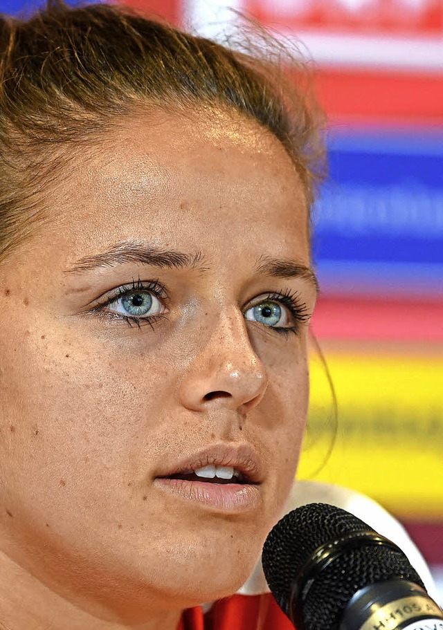 In sterreich jetzt ein Star: Laura Fe...r vom Ortenauer Erstligisten SC Sand    | Foto: AFP