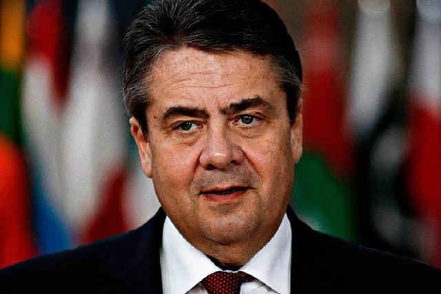 Auenminister Gabriel kommt nach Tiengen