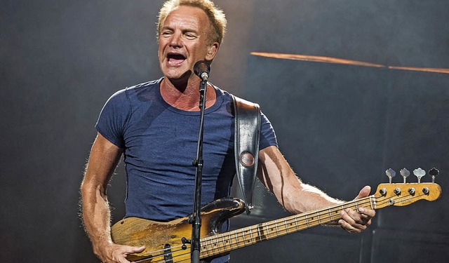 Abgeschabter Bass, frisch gebliebene Hits: Sting in Colmar  | Foto: Benot Facchi