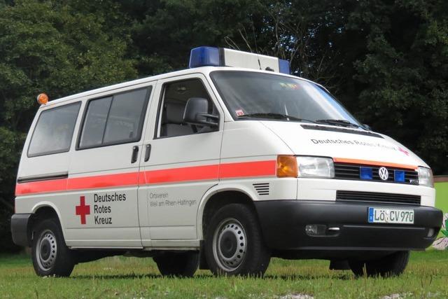 Unbekannter klaut DRK-Transporter in Weil-Friedlingen