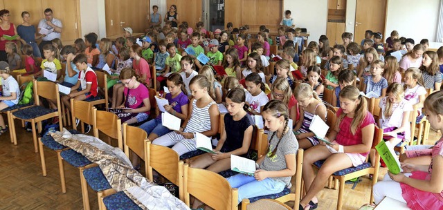 110 Kinder machen bei Ettenheimer Kinderbibelwoche mit.  | Foto: herbert birkle