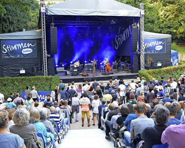 &#8222;Stimmen&#8220; im Rosenfelspark.  | Foto: Barbara Ruda