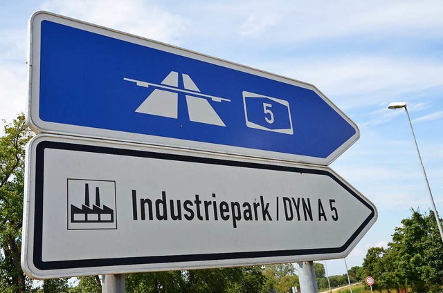 Es geht voran fr den Industriepark Dyn-A5: Der Bebauungsplan wird offengelegt.  | Foto: Karl Kovacs