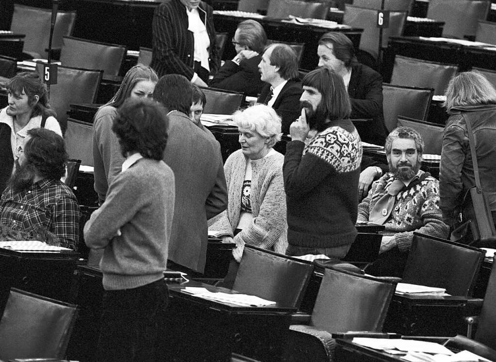 Wie Die Grünen Erstmals In Den Bundestag Einzogen - Deutschland ...