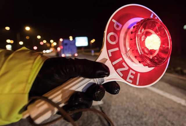 Verkehrssnder, die von der Polizei er...der bundesweiten Kartei in Flensburg.   | Foto: patrick Seeger/dpa