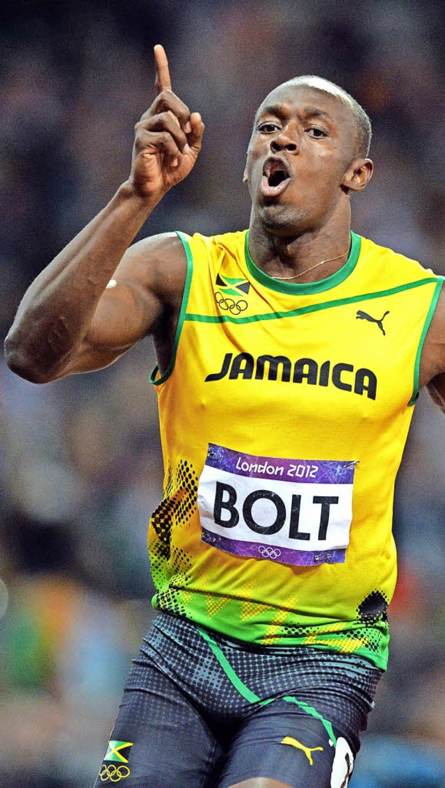 Seit neun Jahren der Weltstar selner S...nt-Rentner: der Jamaikaner Usain Bolt   | Foto: AFP (2)/dpa (2)/Seeger