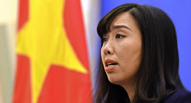 Eine Sprecherin des vietnamesischen Au...ert  die Ausweisung eines  Diplomaten.  | Foto: afp