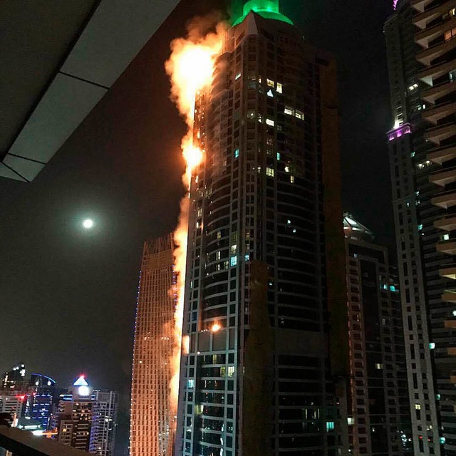 Der &#8222;Torch-Tower&#8220; in Dubai  | Foto: dpa