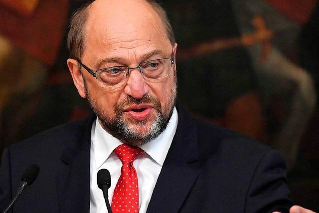 Erstes Großevent auf dem Platz der Alten Synagoge wird ein Wahlkampftermin von Martin Schulz