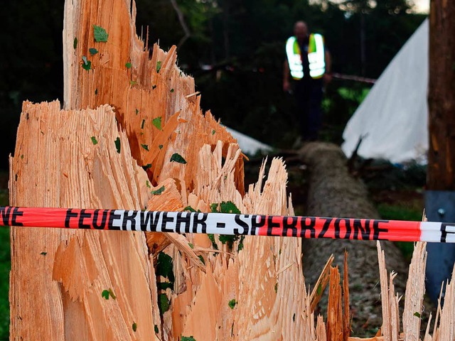 Der Jugendliche, der bei dem Unwetter ...Hirn-Traumas. Das ergab die Obduktion.  | Foto: Krug