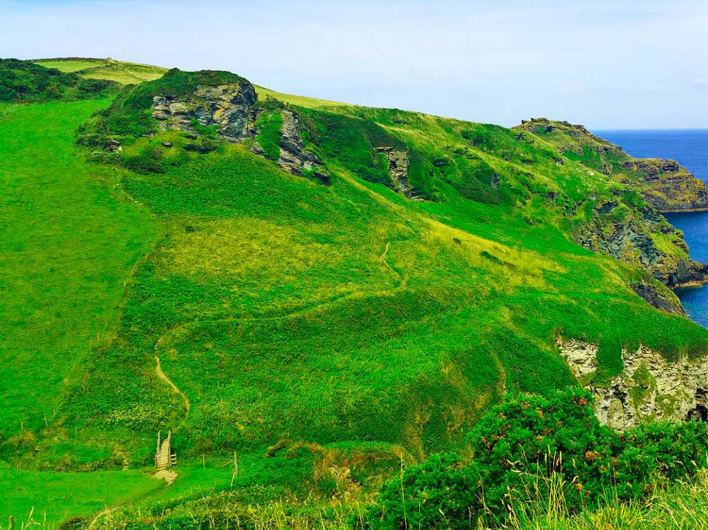 Peter Meyer: Auf dem Coast path zwischen Tintagel und Boscastle