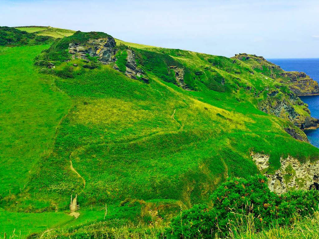 Peter Meyer: Auf dem Coast path zwischen Tintagel und Boscastle