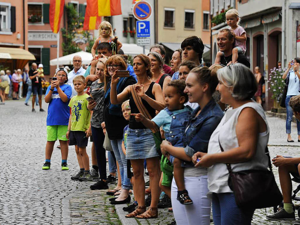 Impressionen von der Erffnung des 63. Markgrfler Weinfestes in Staufen