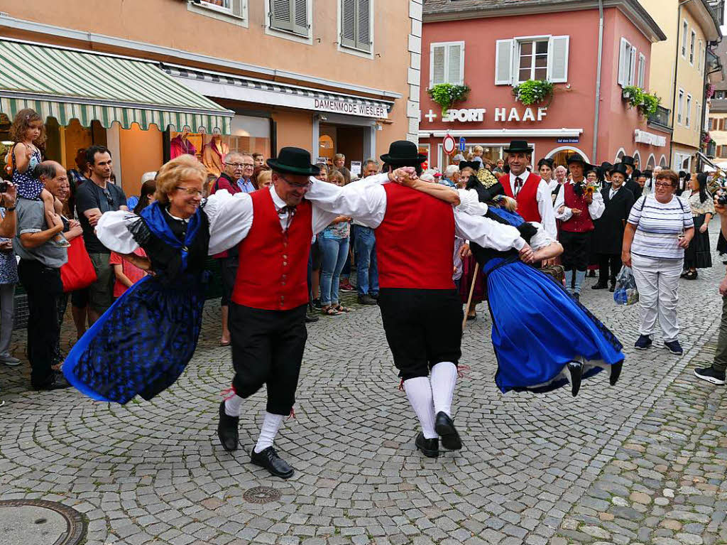 Impressionen von der Erffnung des 63. Markgrfler Weinfestes in Staufen