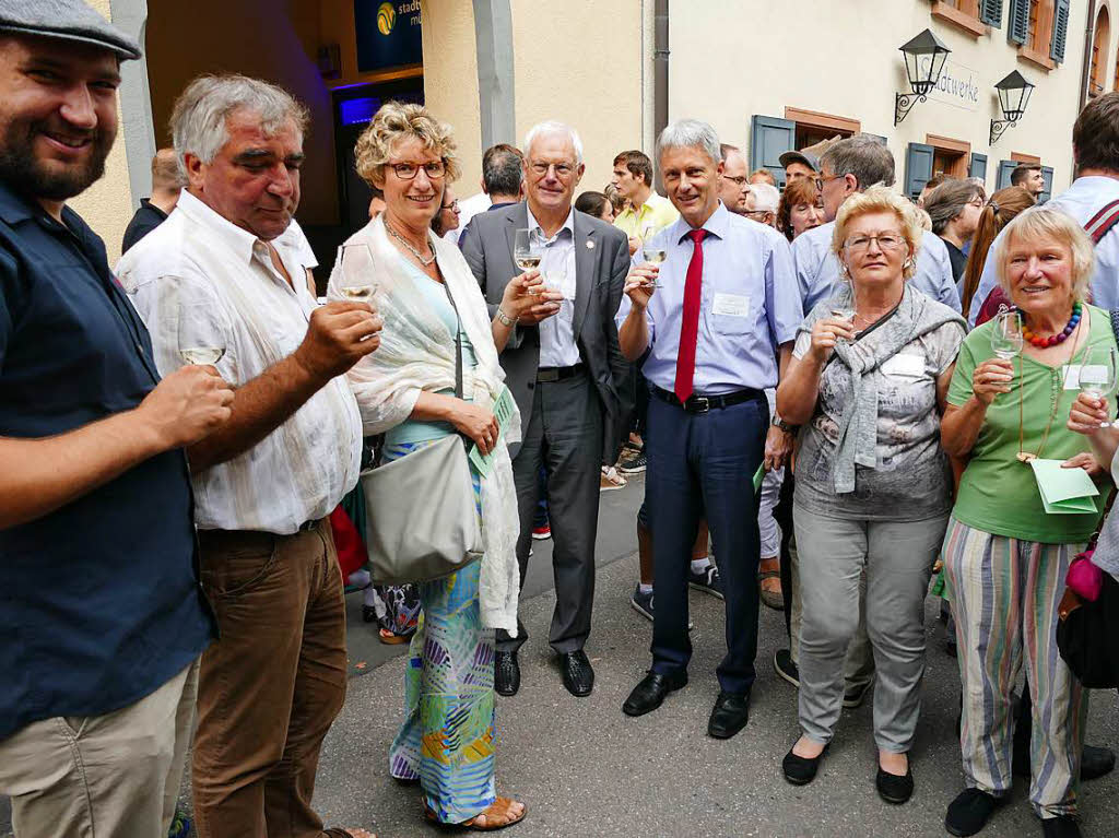 Impressionen von der Erffnung des 63. Markgrfler Weinfestes in Staufen