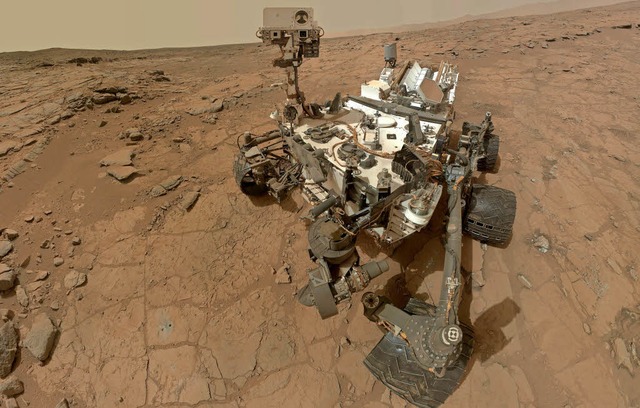 Ein Selbstportrt von Curiosity auf dem Mars   | Foto: NASA/dpa