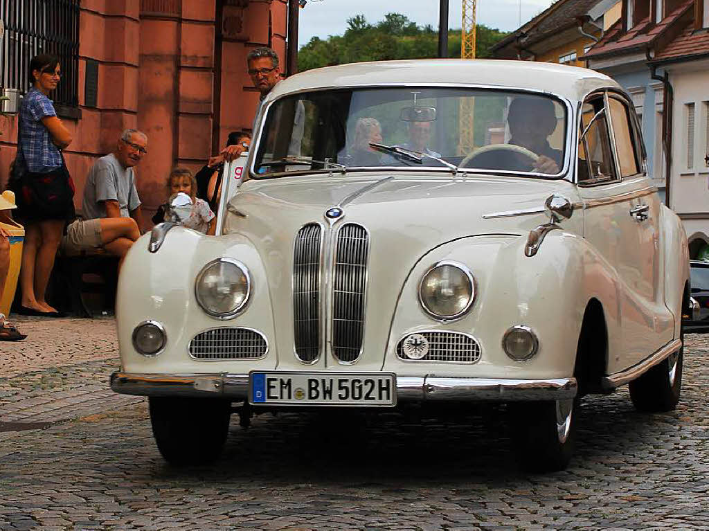 Schauinsland Klassik in Endingen: Dieser alte BMW wurde auch ohne Startnummer bewundert und bestaunt.