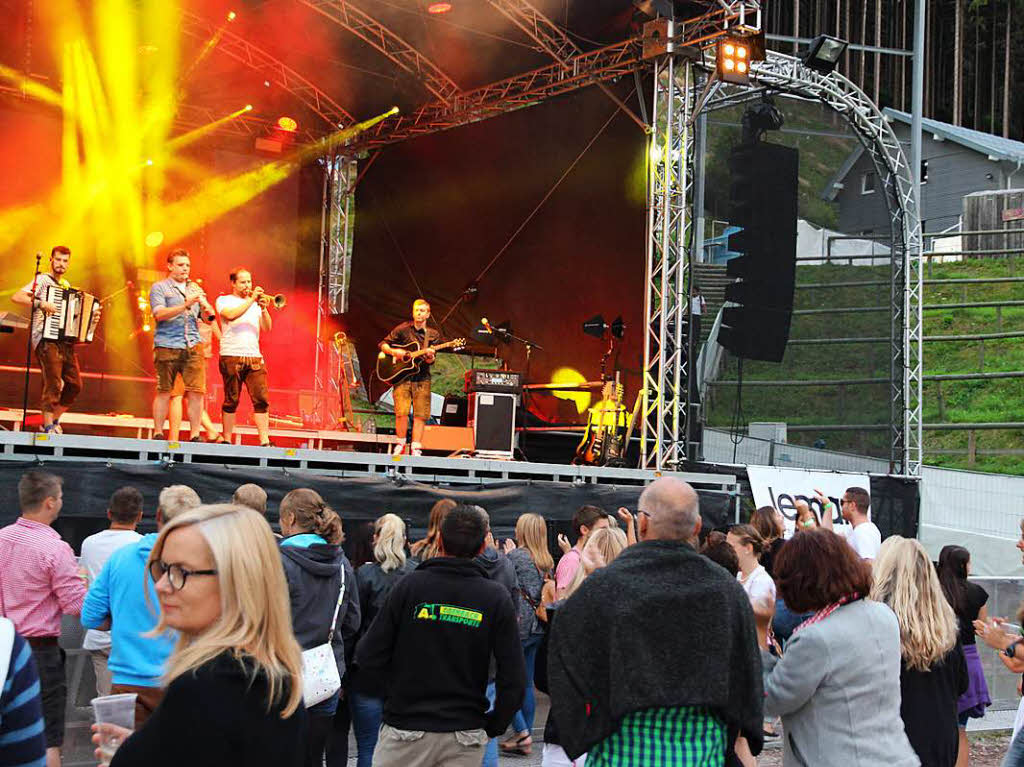 Die Powerkrayner waren die zweite Band des Abends.