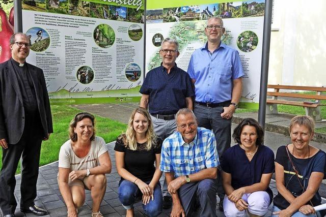 Info-Stern Schluchtensteig ist eingeweiht