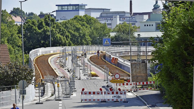 Das Nadelhr der Stadt Donaueschingen ...vorangekommen und liegen im Zeitplan.   | Foto: Beathalter