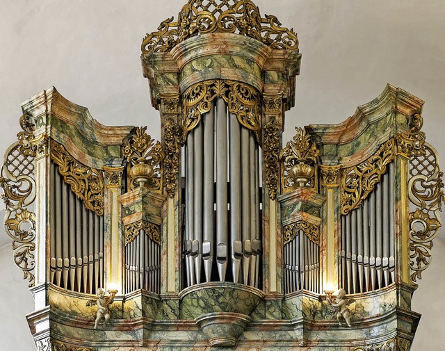 Gehrt  zum Kulturnetzwerk  Deutsche O...0 in der Adelhauser Kirche in Freiburg  | Foto: Daniel Schoenen