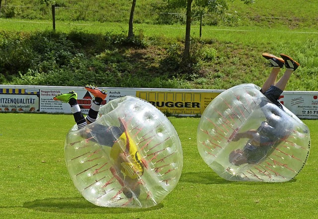 Neben ernsthaftem Training blieb auch Zeit fr Spa.   | Foto: Rasenberger