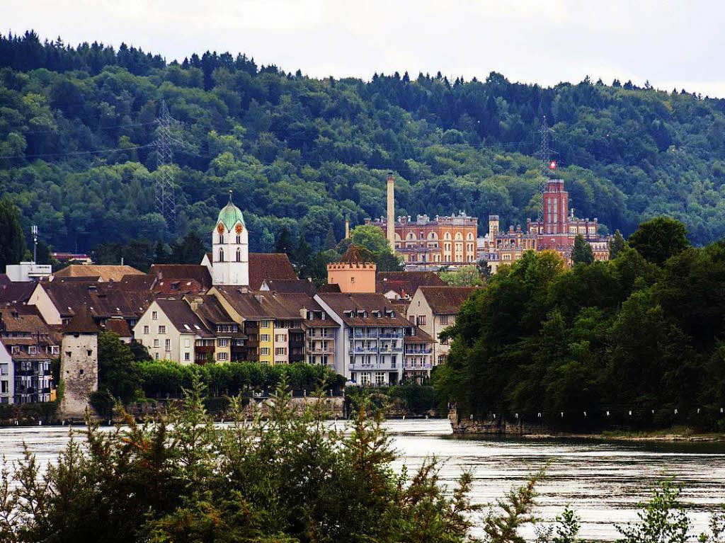 Landschaft: Blick ber den Rhein zu unseren schweizer NachbarnArvid Hager
