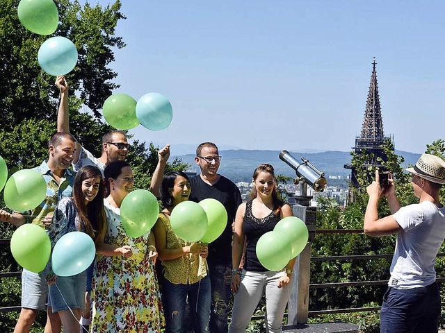 Beim Besuch der Green City bietet der Schlossberg die schnsten Aussichten.  | Foto: Thomas Kunz