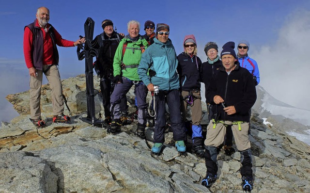 Alpinisten der Bergsteiger Bonndorf un...en das  Val d&#8217; Herens im Wallis.  | Foto: Helmut Burger