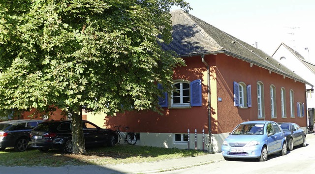 Einst war in dem Gebude ein Kindergar...ngestrichen &#8211; die Firma Iontis.   | Foto: Langelott