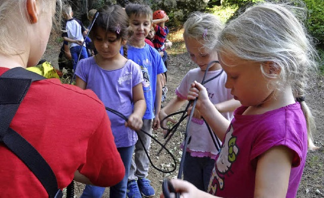 <BZ-FotoAnlauf>Schulanfnger:</BZ-Foto...und Efringen-Kirchen besuchte Staufen.  | Foto: privat