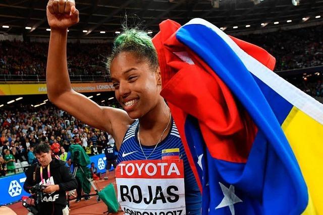 Yulimar Rojas aus Venezuela gewinnt WM-Gold