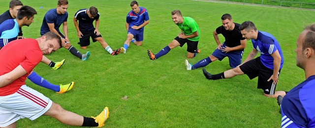 Ein ordentliches Aufwrmtraining  ist ... ist Auftakt  daheim gegen  SC Reute.   | Foto: Karin Heiss