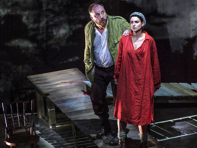 Wozzeck (Matthias Goerne) und Marie (Asmik Grigorian)   | Foto: Ruth Walz