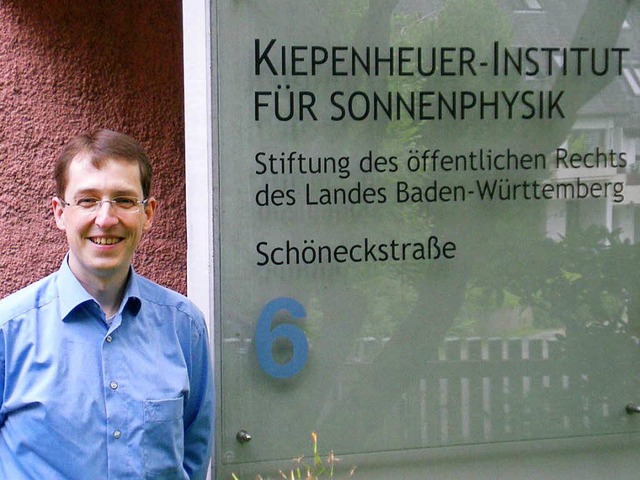 Markus Roth ist Astrophysiker und arbe...epenheuer-Institut fr Sonnenphysik.    | Foto: Universitt Freiburg