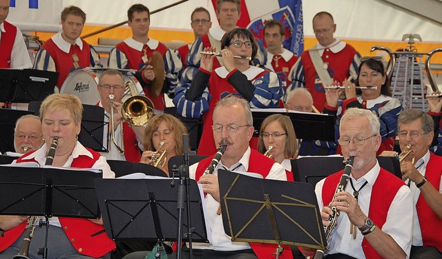 Auch bei seinem Jubilumswunschkonzert...pelle zum Motto &#8222;Europa&#8220;.   | Foto: Alfred Lins