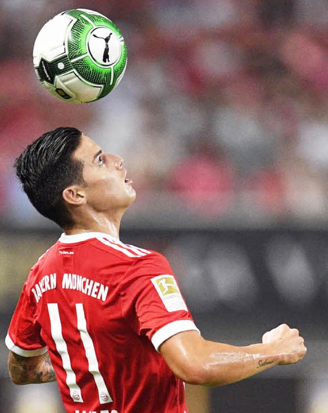 Neuer Top-Strmer fr den FC Bayern M...ie Fuball-Bundesliga: James Rodriguez  | Foto: afp