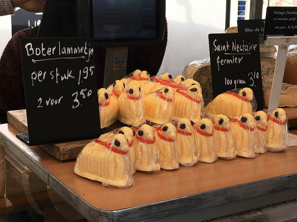 Anja Kiefer Jurd: Butterlmmer auf einem Markt in Amsterdam