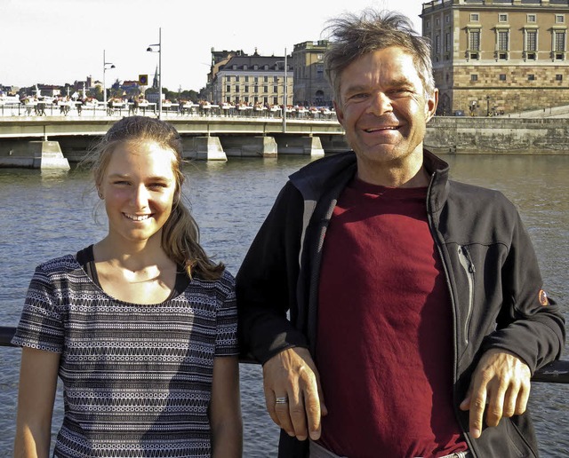 Iris und Alfred Globisch in Stockholm  | Foto: Globisch